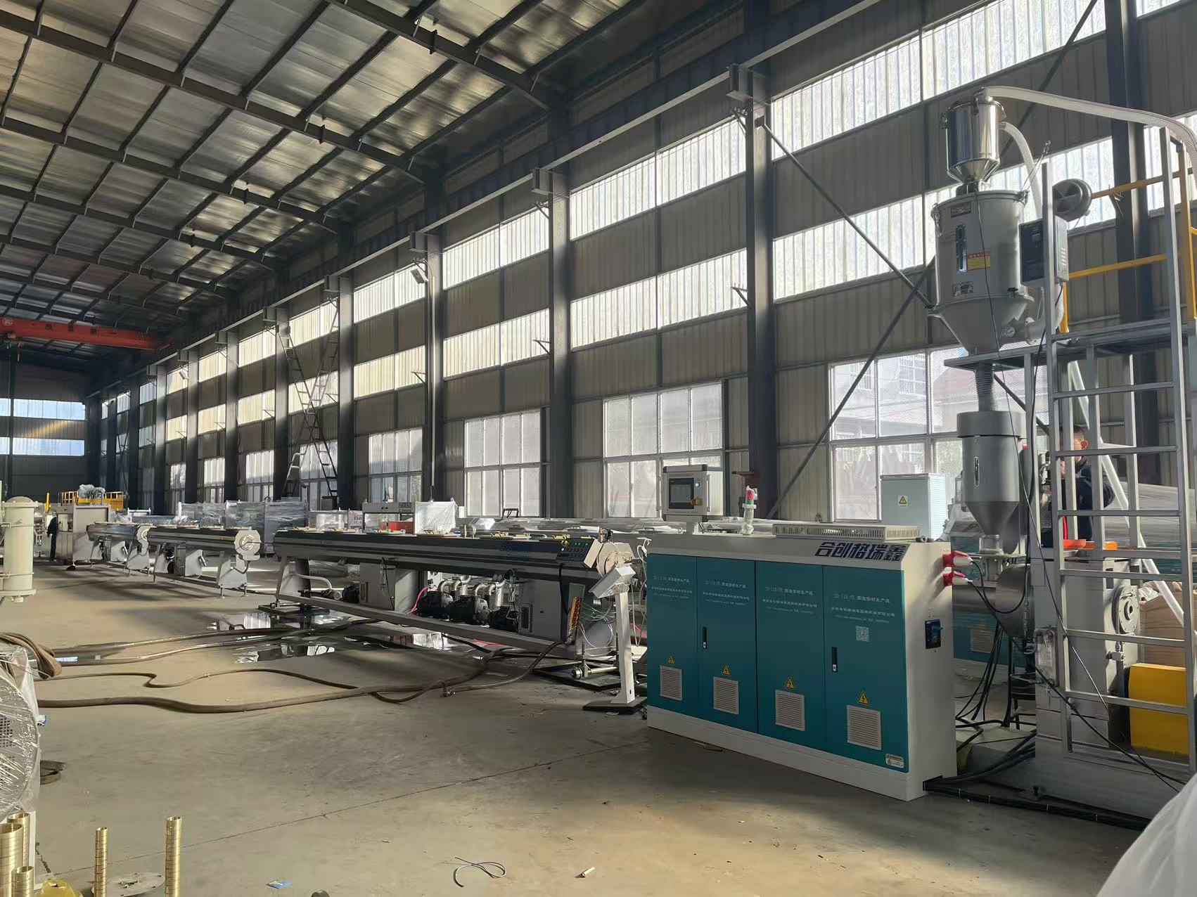 20-110mm HDPE boru maşını uğurla sınaqdan keçirildi