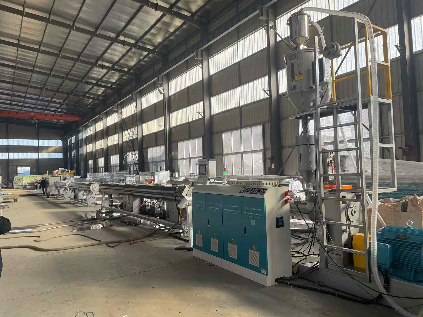 20mm-110mm HDPE boru yüksək sürətli maşın